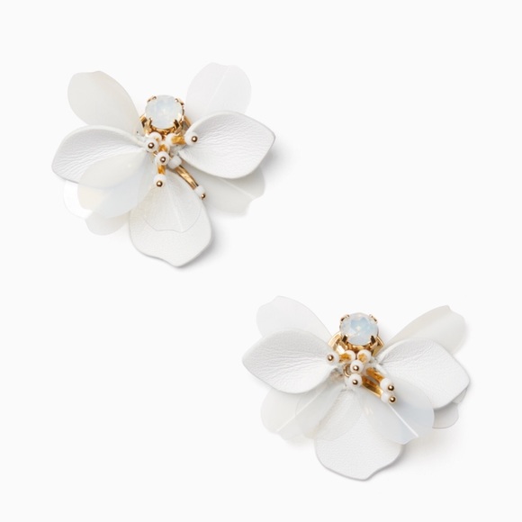 Kate Spade Vibrant Life Leather Statement earrings